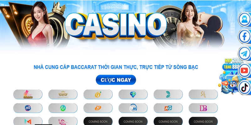 Nhà cái kết hợp nhiều đơn vị cung cấp game chất lượng cao, an toàn và tin 